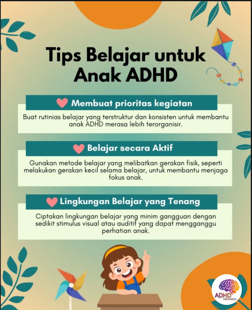 Strategi Belajar yang Cocok untuk Anak ADHD di Kota Batam